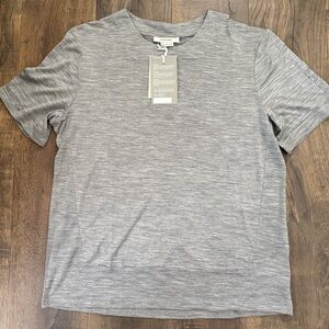 Men's Heather Gray icebreaker Crew Neck T-Shirt